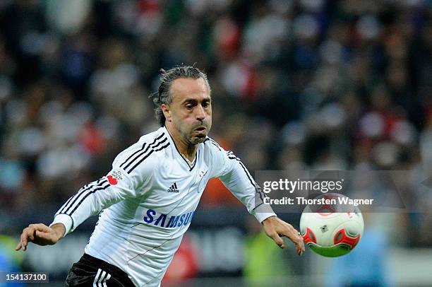 Maurizio Gaudino of Germany in action during the century match between Germany and Italy at Commerzbank Arena on October 14, 2012 in Frankfurt am...