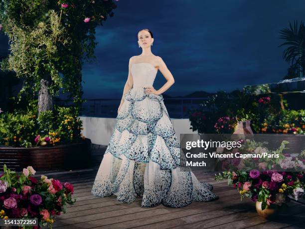 Actor Natalie Portman is photographed for Paris Match on May 16, 2023 during the 76th Cannes Film Festival in Cannes, France.