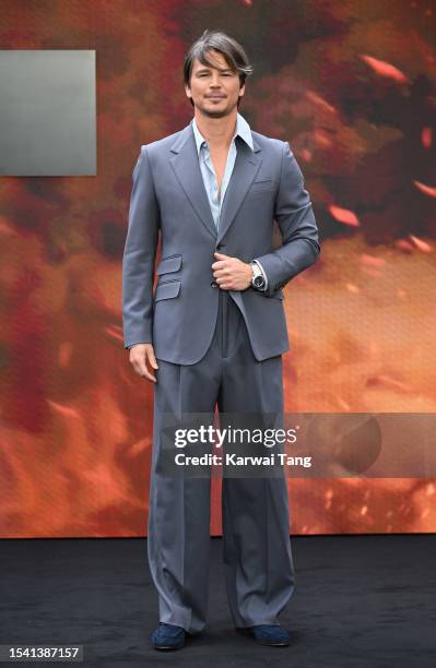 Josh Hartnett attends the "Oppenheimer" UK Premiere at Odeon Luxe Leicester Square on July 13, 2023 in London, England.