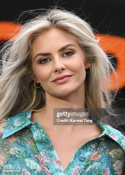 Tamsin Egerton attends the "Oppenheimer" UK Premiere at Odeon Luxe Leicester Square on July 13, 2023 in London, England.