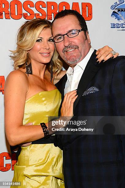 Alexis Bellino and Jim Bellino arrive at the "Crossroad" world premmiere at Alex Theatre on October 14, 2012 in Glendale, California.