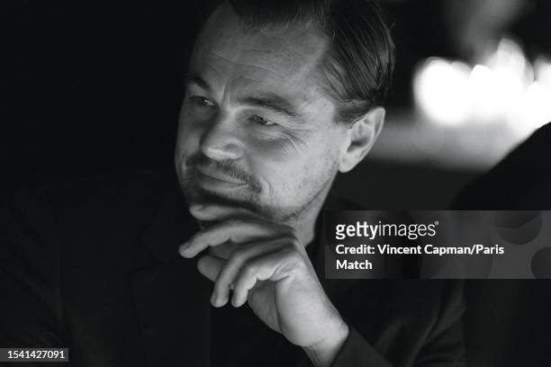 Actor Leonardo Di Caprio is photographed for Paris Match on May 21, 2023 during the 76th Cannes Film Festival in Cannes, France.