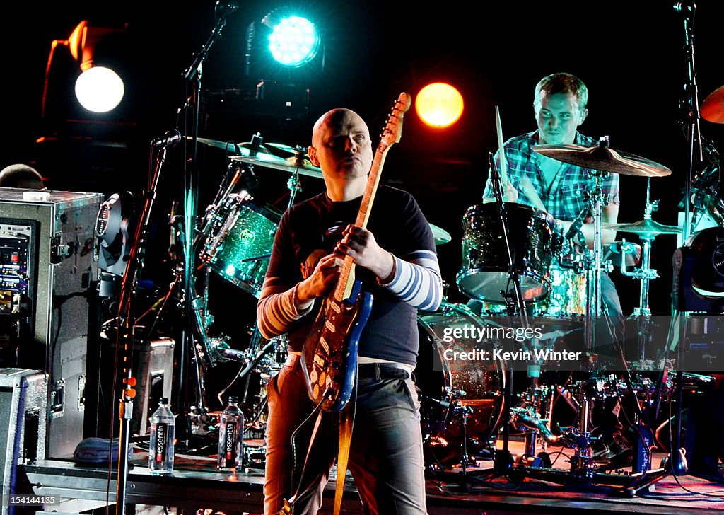 Smashing Pumpkins Perform At The Gibson Amphitheatre