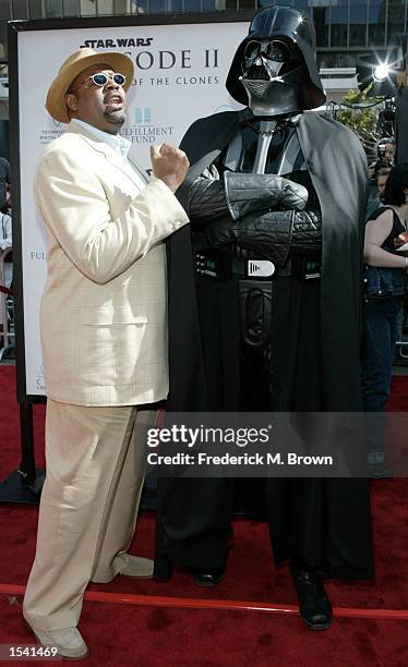 Actor Chi McBride attends the charity premiere of "Star Wars: Episode II Attack of the Clones" May12, 2002 in Los Angeles, CA. Lucasfilm Ltd. And...