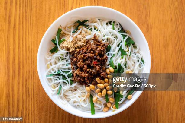 yunnan specialty spicy rice noodles - image stock pictures, royalty-free photos & images