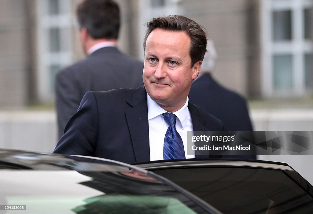 Prime Minister David Cameron And Scottish First Minister Alex Salmond Meet To Set Out Independence Referendum Deal