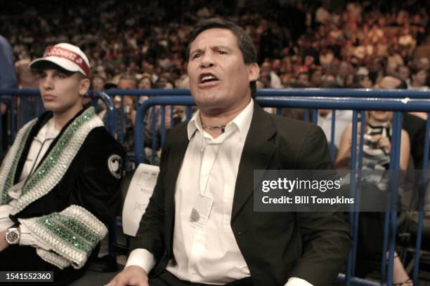 June 9: Julio Cesar Chavez at Madison Square Garden on June 9th, 2007 in New York City.