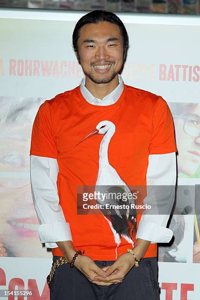 Yang Shi attends the 'Il Comandante e La Cicogna' photocall at the Space Moderno on October 15, 2012 in Rome, Italy.