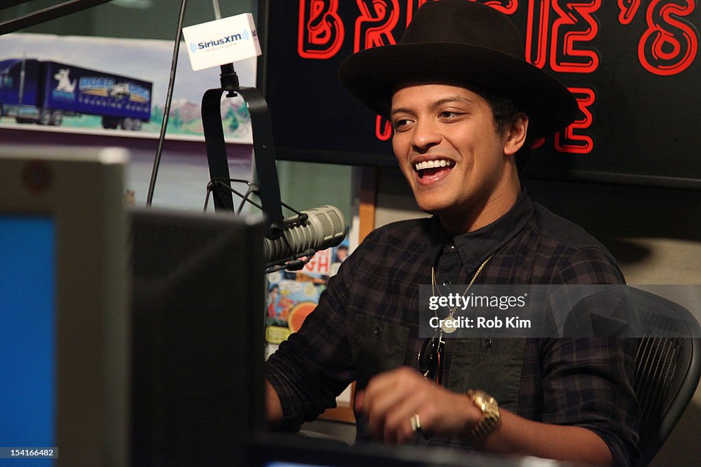 Celebrities Visit SiriusXM Studio