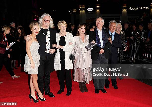 Sheridan Smith, Billy Connolly, Dame Maggie Smith, Pauline Collins, Tom Courtenay, director Dustin Hoffman and Dame Gwyneth Jones attend the Premiere...