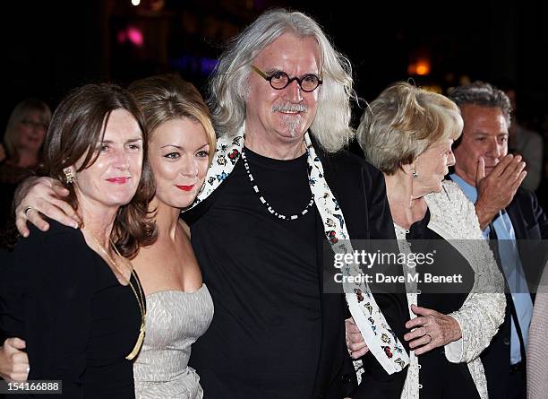 Producer Finola Dwyer, Sheridan Smith, Billy Connolly, Dame Maggie Smith and director Dustin Hoffman attend the Premiere of 'Quartet' during the 56th...