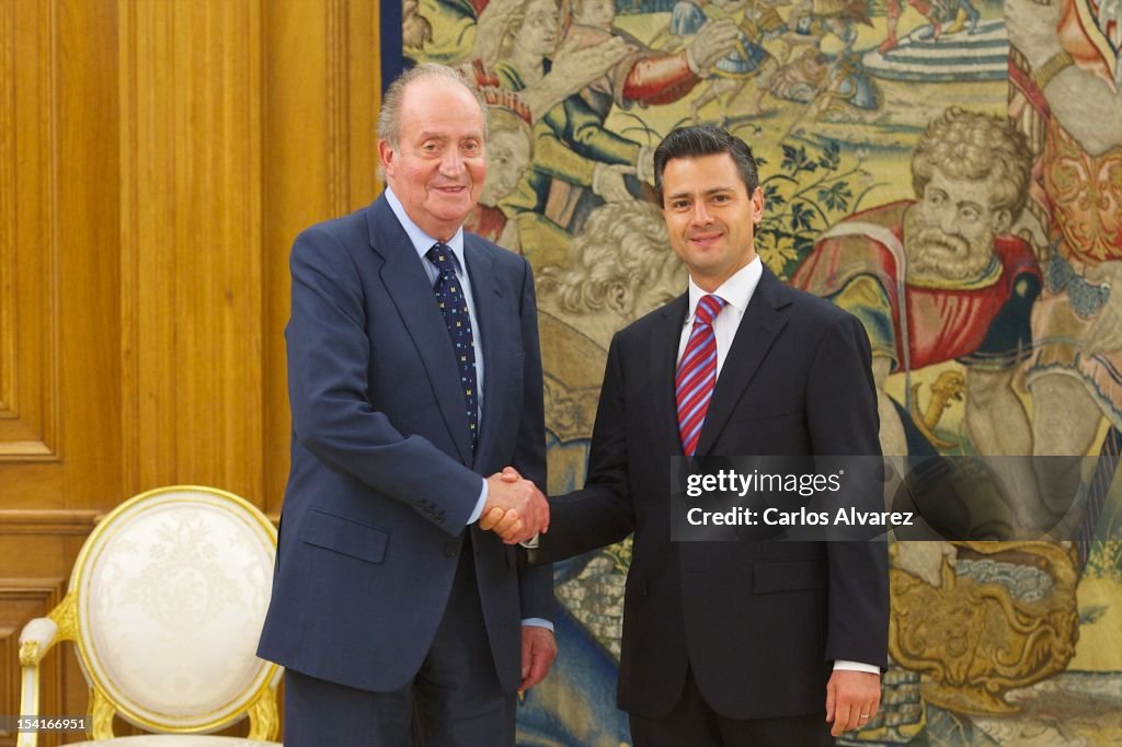 Spanish Royals Attend Dinner With Mexican President-Elect Enrique Pena Nieto