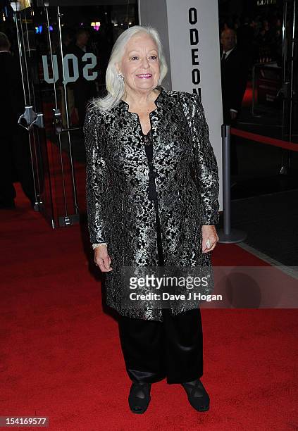 Singer Dame Gwyneth Jones attends the premiere of 'Quartet' during the 56th BFI London Film Festival at Odeon Leicester Square on October 15, 2012 in...