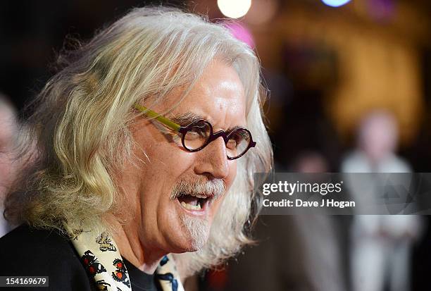 Comedian Billy Connolly attends the premiere of 'Quartet' during the 56th BFI London Film Festival at Odeon Leicester Square on October 15, 2012 in...