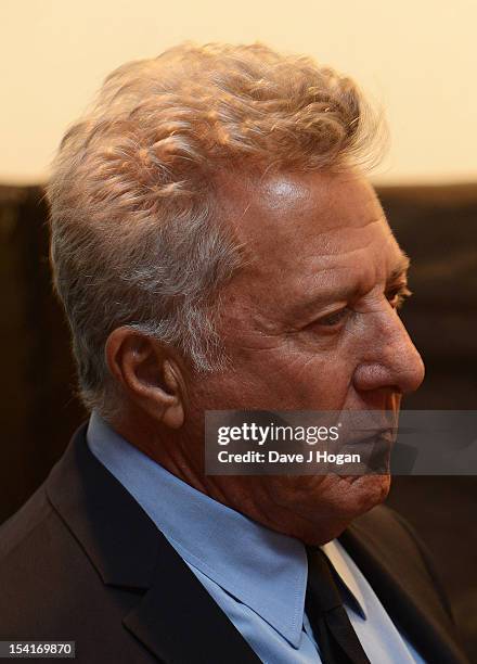 Director Dustin Hoffman attends the premiere of 'Quartet' during the 56th BFI London Film Festival at Odeon Leicester Square on October 15, 2012 in...