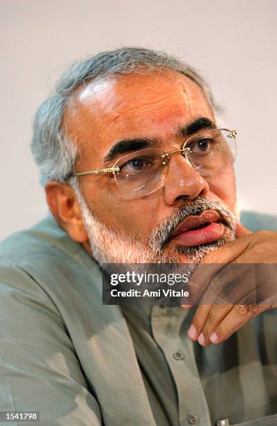 Controversial Chief Minister of Gujarat, Narendra Modi, speaks in his... News Photo - Getty Images Controversial Chief Minister of Gujarat, Narendra Modi, speaks in his... News Photo - Getty Images