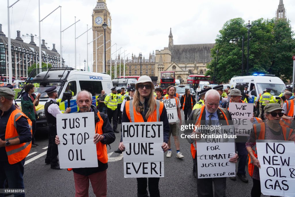 Protest Stop Just Stop Oil climate change protest leads to mass arrests of... News ...