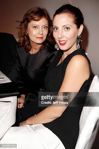 Honoree Susan Sarandon and actress Eva Amurri attend ELLE's 19th Annual Women In Hollywood Celebration at the Four Seasons Hotel on October 15, 2012...