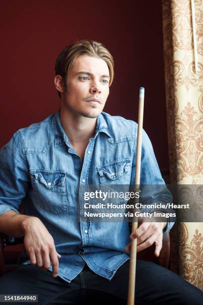 Josh Henderson poses for a photo after talking about the upcoming "Dallas" television series on TNT, while sitting at Hotel Granduca, Monday, June 4...