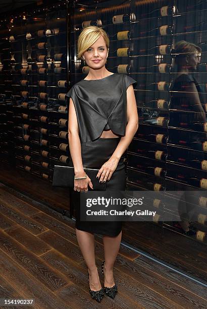 Actress Mena Suvari hosts GenArt's 14th Annual Fresh Faces In Fashion Intimate Dinner at Andaz on October 15, 2012 in West Hollywood, California.