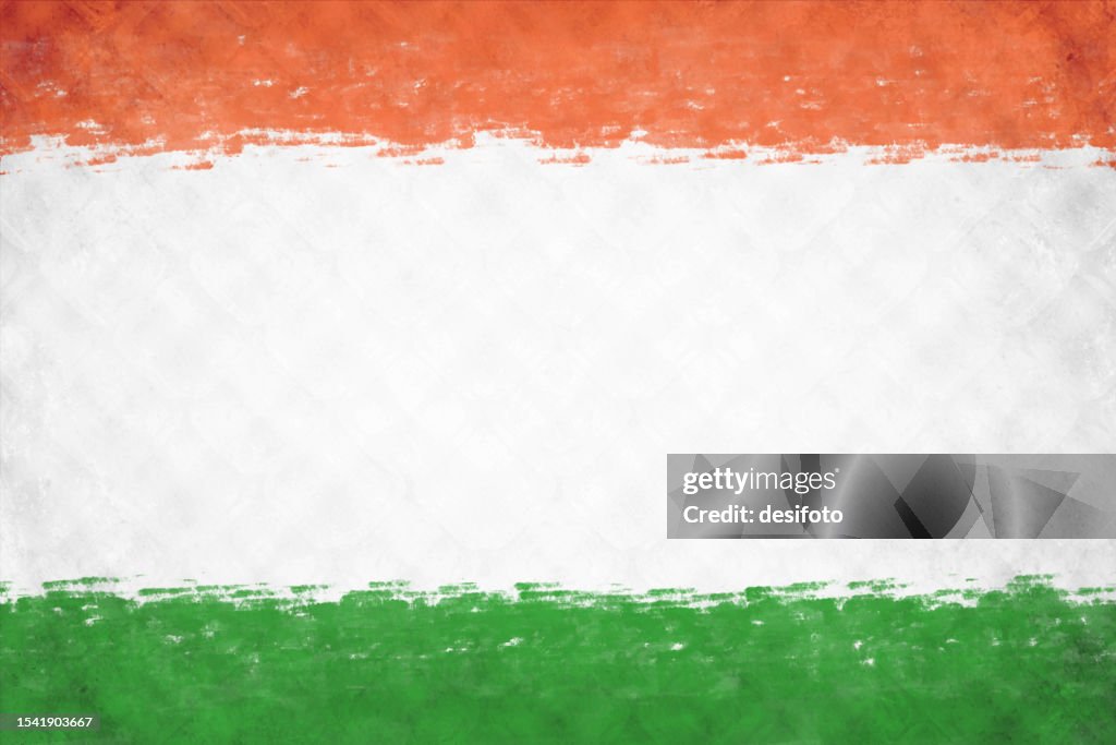 Horizontal Tri Color Horizontal Backgrounds Of Tricolor Bands In Bright Smudged Orange Or ...
