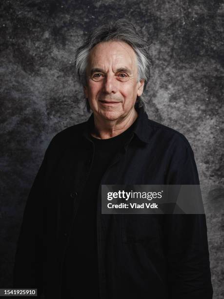 Director of Photography Bruno Nuytten poses for a portrait shoot during the 6th Brussels International Film Festival on July 5, 2023 in Brussels,...