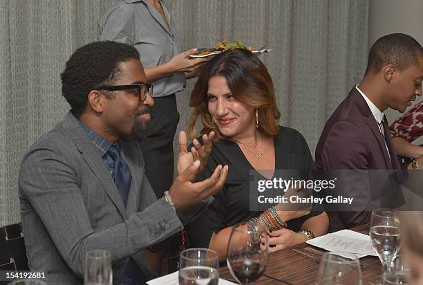 GenArt President Lara Bandler attends GenArt's 14th Annual Fresh Faces In Fashion Intimate Dinner at Andaz on October 15, 2012 in West Hollywood,...