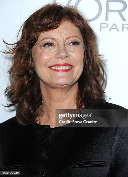 Susan Sarandon arrives at the 19th Annual ELLE Women In Hollywood Celebration at Four Seasons Hotel Los Angeles at Beverly Hills on October 15, 2012...