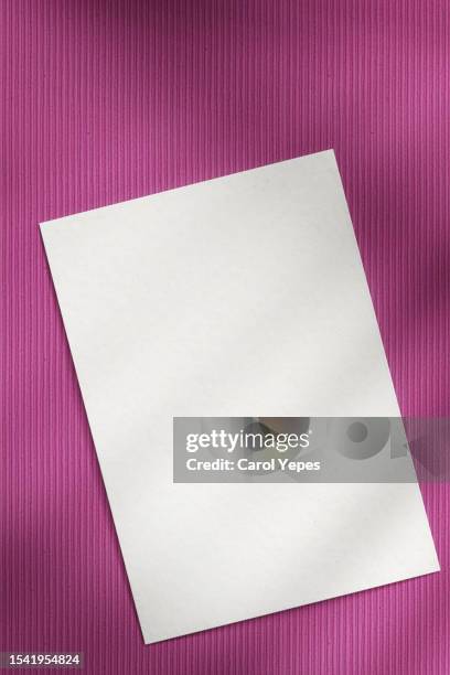 blank paper mockup - blank pages in open book overhead view stock pictures, royalty-free photos & images