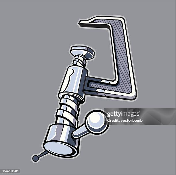 the clamp - clamp stock illustrations