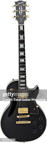 Gibson Les Paul Custom electric guitar, taken on May 21, 2008.