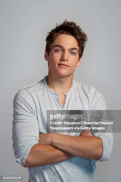 Dylan Sprayberry, a young actor from Houston, poses for a photo in the Houston Chronicle Photo Studio, Friday, June 14 in Houston. Sprayberry who...
