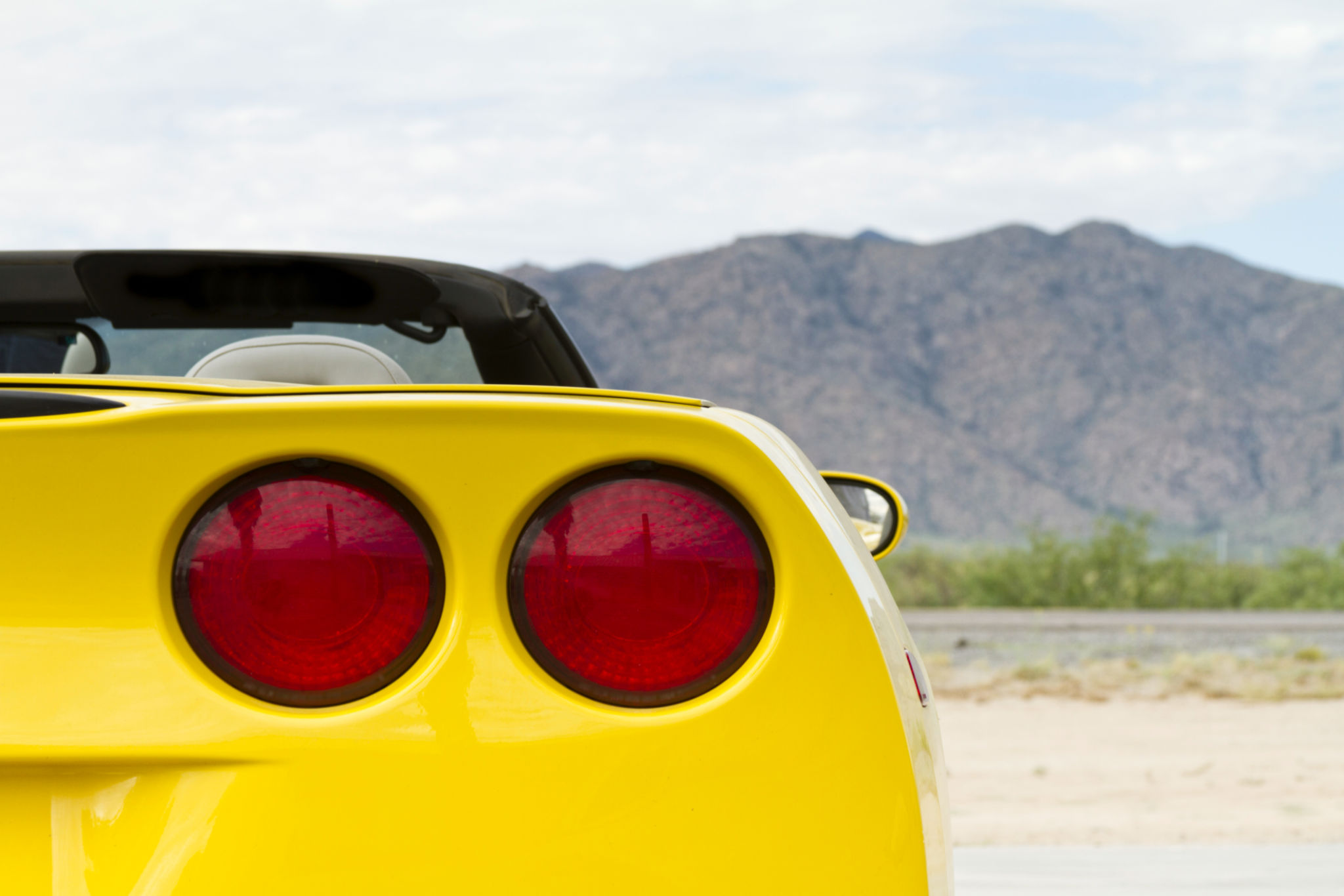 luxury car desert
