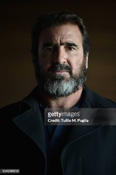 Eric Cantona poses for a portrait prior the Golden Foot at Monte-Carlo Bay on October 16, 2012 in Monte-Carlo, Monaco.