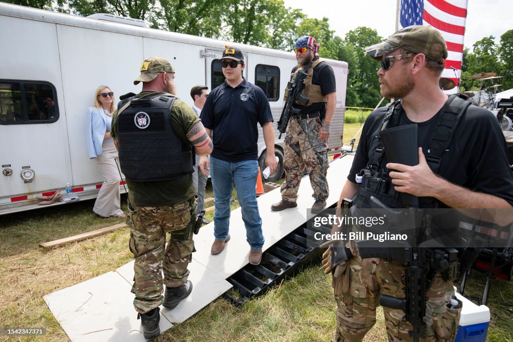 Gun Rights Activists Gather For 2nd Amendment Rally In Michigan