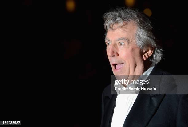Actor Terry Jones attends "A Liar's Autobiography" premiere during the 56th BFI London Film Festival at the Empire Leicester Square on October 16,...