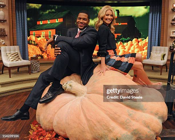 On today’s LIVE with Kelly and Michael, the hosts got into the fall spirit as the World’s Largest Pumpkin made an appearance on "LIVE! with Kelly and...