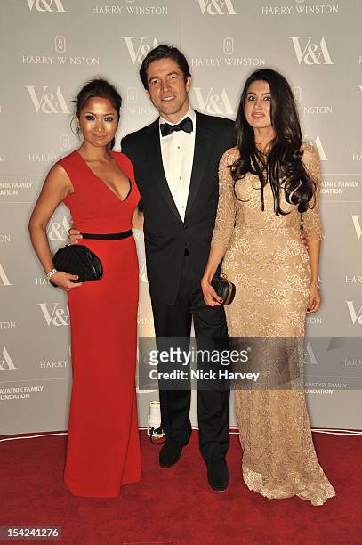 And President Harry Winston Frederic De Narp , Naja Hariff and guest attend the Hollywood Costume gala dinner at the Victoria & Albert Museum on...