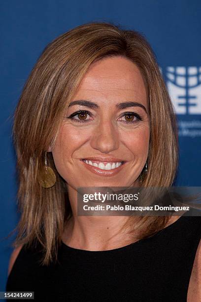 Carmen Chacon attends 'Cuida De Ti' 2012 Awards at Casa de America on October 16, 2012 in Madrid, Spain.