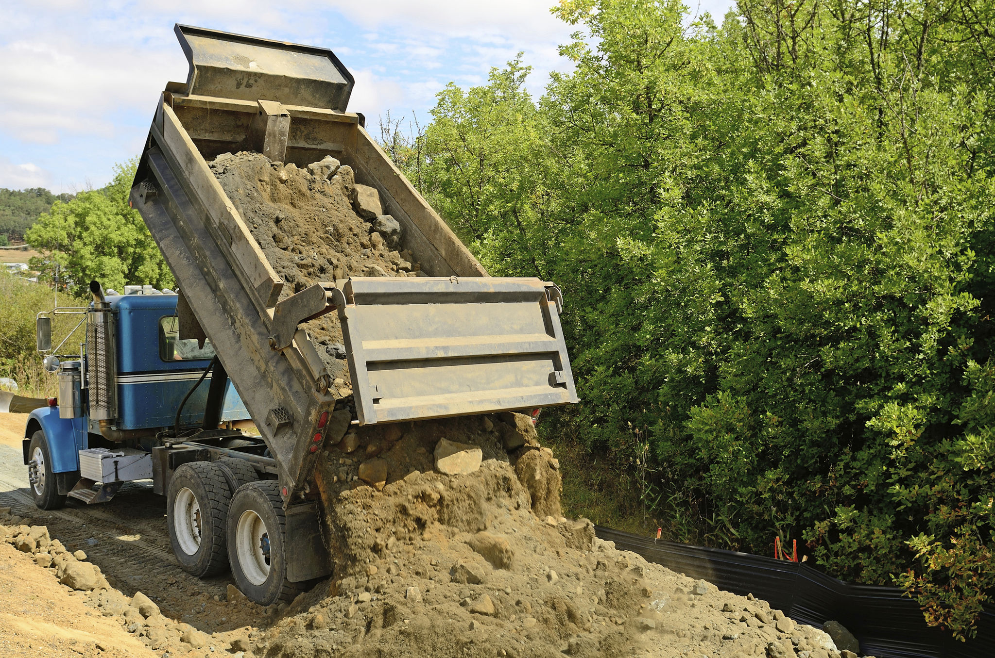 dump trailer work