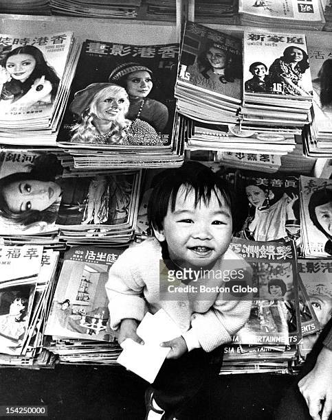 Susanna Lee appeared happy to wait on customers seeking to buy popular Chinese magazines.