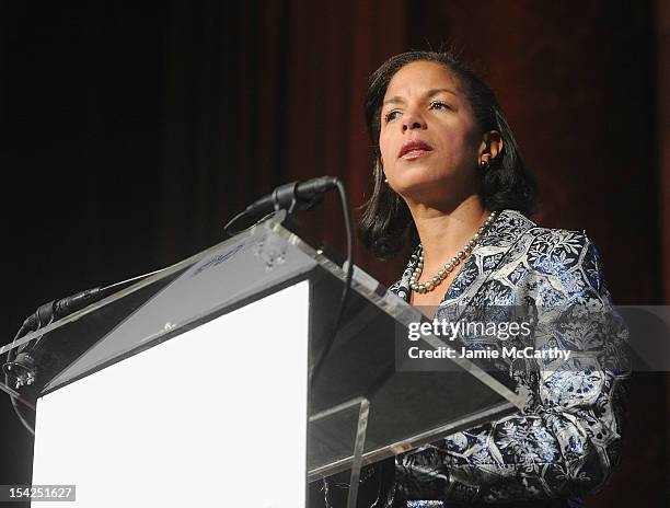 Susan Rice Event 53 Global Leadership Awards Dinner Awards Presentation Stock Photos ...