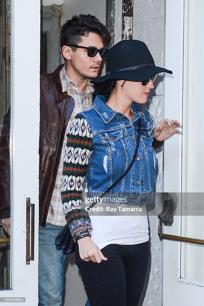 Celebrity Sightings In New York City - October 16, 2012