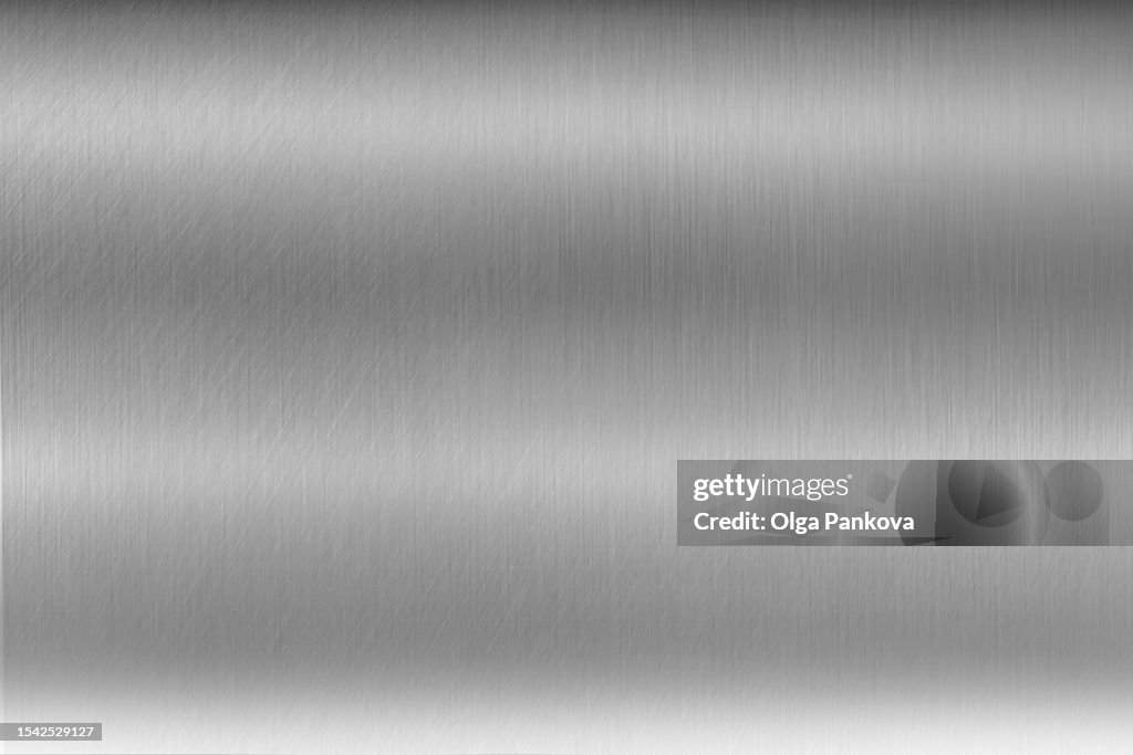 Texture of a smooth metal surface, illustration