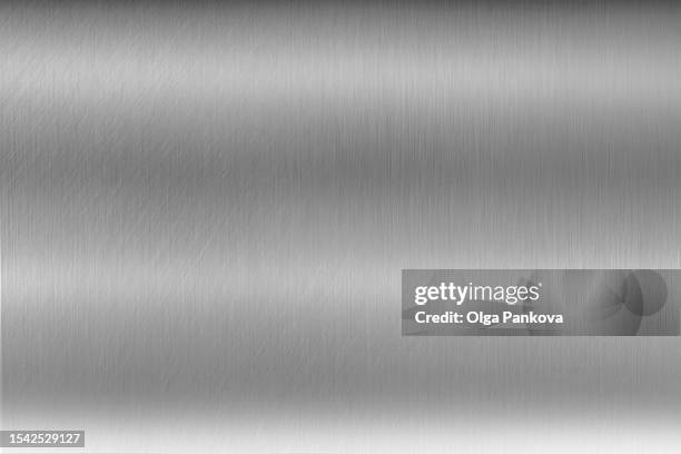 texture of a smooth metal surface, illustration - argento foto e immagini stock