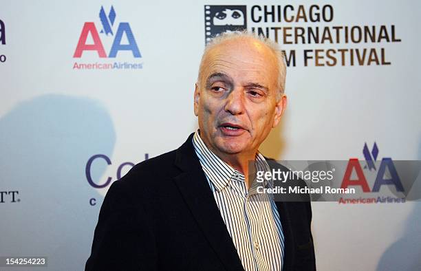 David Chase attends the "Not Fade Away" premiere during the 48th Chicago International Film Festival at the AMC River East 21 movie theater on...