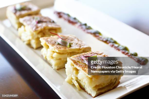 Tortilla Patatas at the new restaurant Convivio Tapas Bar & Lounge whose menu is almost entirely shaped around modern, contemporary tapas plates,...