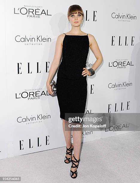 Actress Bella Heathcote arrives at the 19th Annual ELLE Women In Hollywood Celebration at the Four Seasons Hotel Los Angeles at Beverly Hills on...
