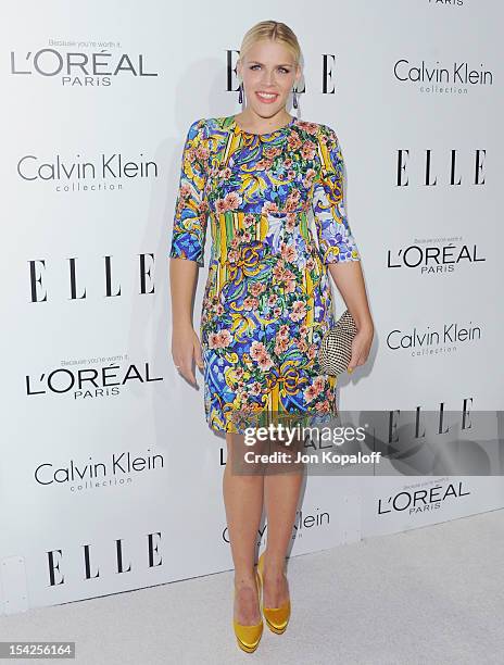 Actress Busy Philipps arrives at the 19th Annual ELLE Women In Hollywood Celebration at the Four Seasons Hotel Los Angeles at Beverly Hills on...