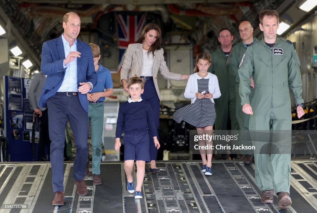The Prince and Princess of Wales Visit The Air Tattoo